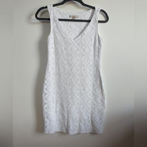 Banana Republic White Eyelet Dress